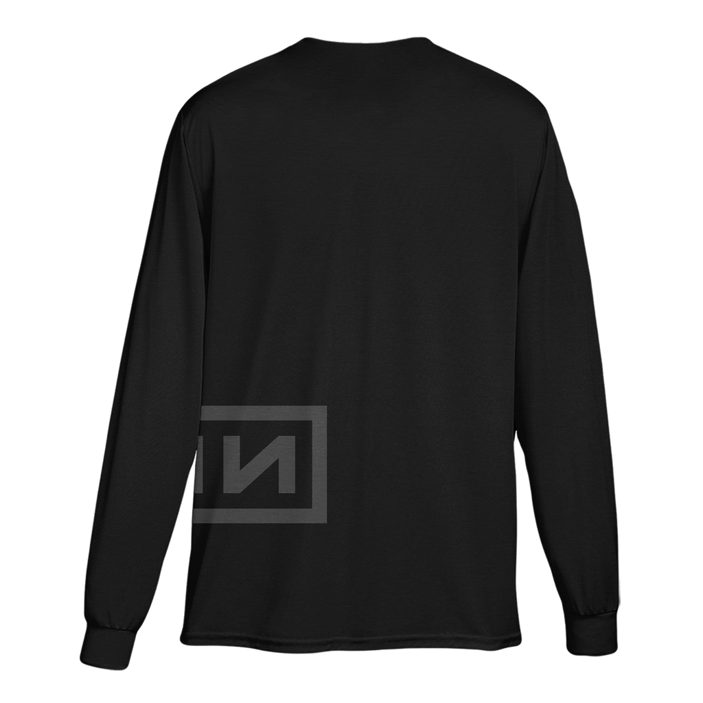 Black long sleeve shirt back deals
